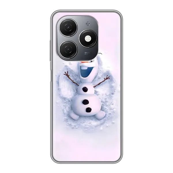 Чехол с рисунком «Снеговик Олов» для TECNO Spark 20