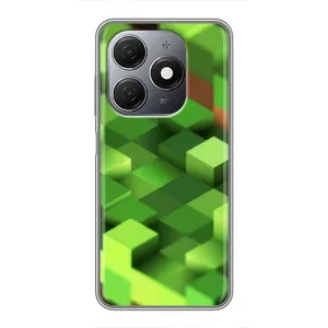 Чохли для TECNO Spark 20 (Персонажі МайнКрафт) (Текстура)