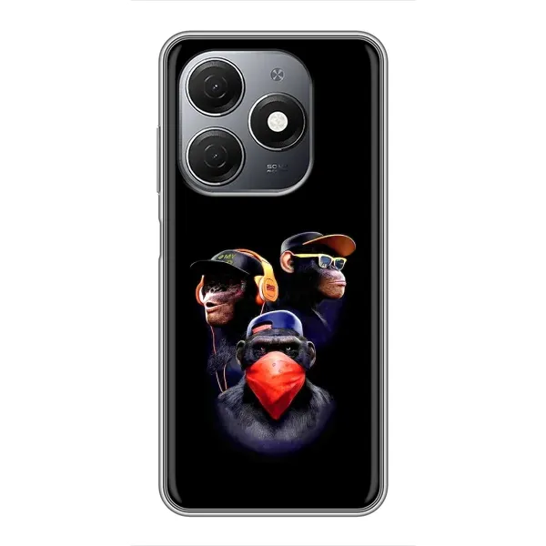 Чехол с рисунком «Три обезьяны» для TECNO Spark 20 Чехол с рисунком «Три обезьяны» для TECNO Spark 20