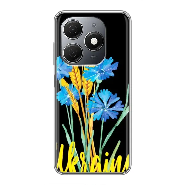 Чехол с рисунком «Ukraine в цветочках» для TECNO Spark 20 Чехол с рисунком «Ukraine в цветочках» для TECNO Spark 20