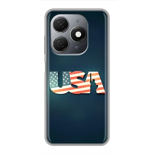 Чохол з малюнком «USA» для TECNO Spark 20 Чохол з малюнком «USA» для TECNO Spark 20