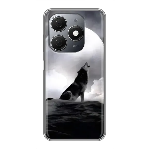 Чехол с рисунком «Волк и луна» для TECNO Spark 20 Чехол с рисунком «Волк и луна» для TECNO Spark 20