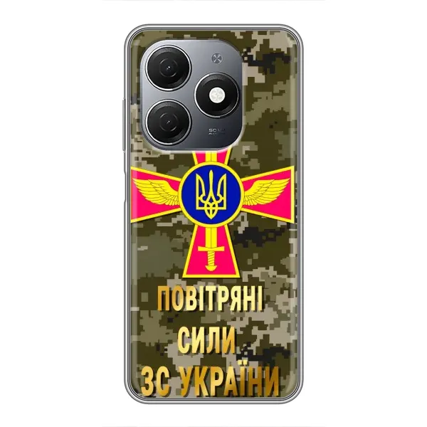 Чехол с рисунком «ВС ЗСУ» для TECNO Spark 20 Чехол с рисунком «ВС ЗСУ» для TECNO Spark 20
