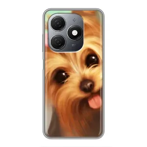 Чохол (ТПУ) Милі песики для TECNO Spark 20 (Йоркширський тер'єр)
