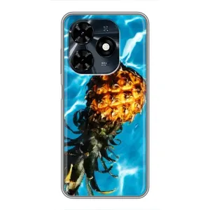 Чохол з зображенням смачної їжі для TECNO Spark 20c (Ананас)