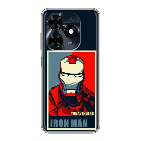 Чехол с рисунком «Art Iron man» для TECNO Spark 20c Чехол с рисунком «Art Iron man» для TECNO Spark 20c