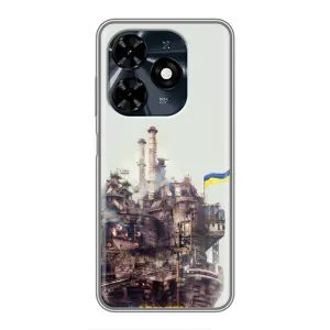 Чехлы на военную тематику для TECNO Spark 20c (Азовсталь)