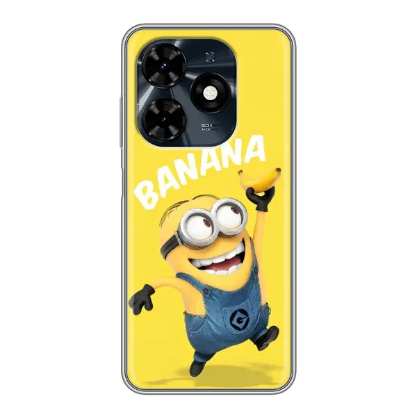Чехол с рисунком «Banana» для TECNO Spark 20c