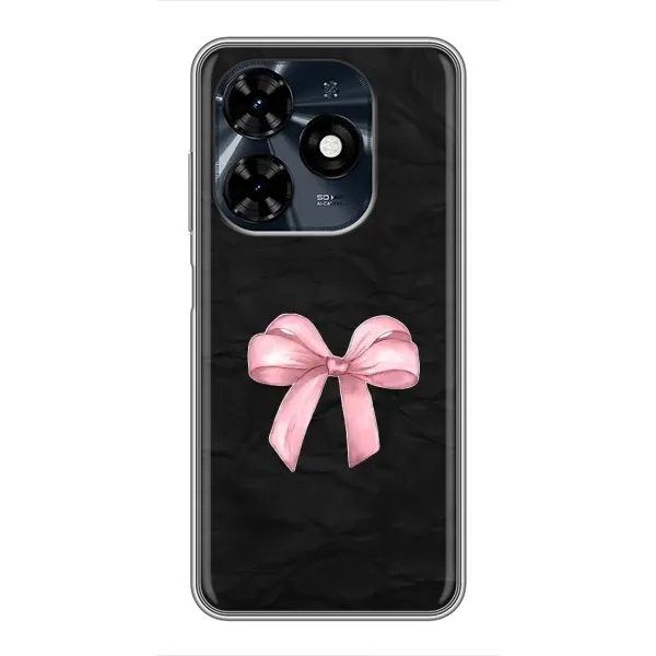 Чехол с рисунком «Бантик» для TECNO Spark 20c