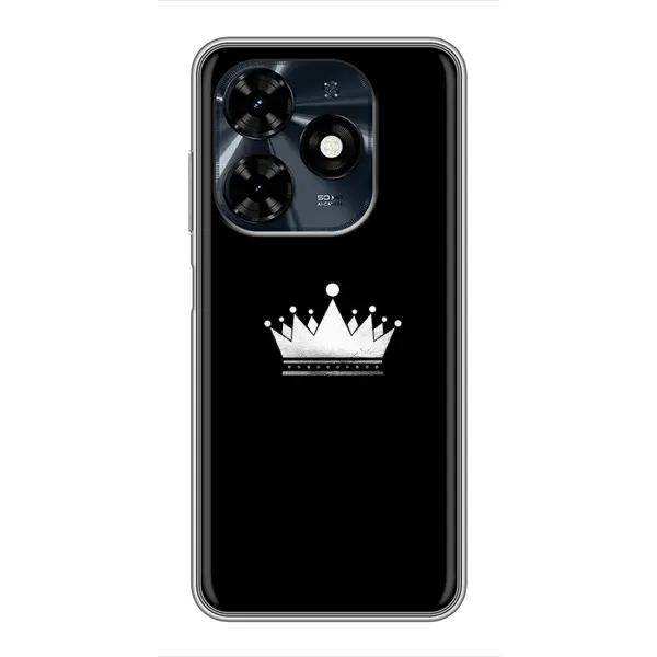 Чехол с рисунком «Белая корона» для TECNO Spark 20c Чехол с рисунком «Белая корона» для TECNO Spark 20c