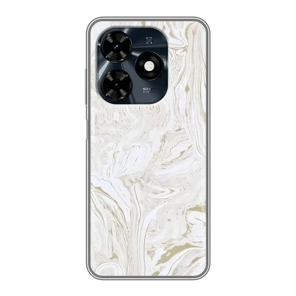 Чехол с рисунком «белый мрамор» для TECNO Spark 20c Чехол с рисунком «белый мрамор» для TECNO Spark 20c