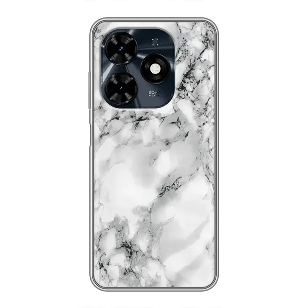 Чехол с рисунком «Белый мрамор» для TECNO Spark 20c Чехол с рисунком «Белый мрамор» для TECNO Spark 20c