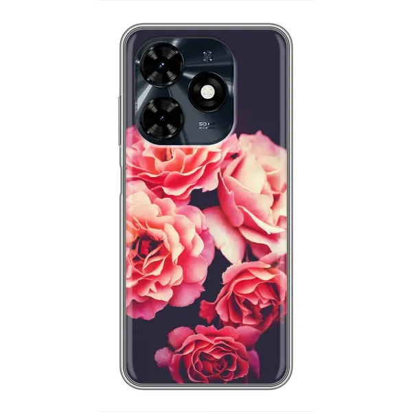 Чехол с рисунком «Бутоны» для TECNO Spark 20c Чехол с рисунком «Бутоны» для TECNO Spark 20c