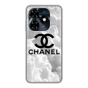 Чехол с Брендами одежды на Техно Спарк 20с (CHANEL)