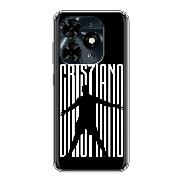 Чохол з малюнком «Cristiano» для TECNO Spark 20c
