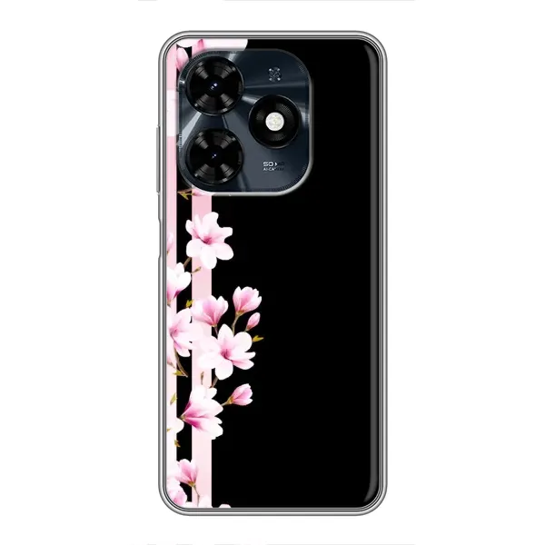Чехол с рисунком «Цветочки» для TECNO Spark 20c Чехол с рисунком «Цветочки» для TECNO Spark 20c
