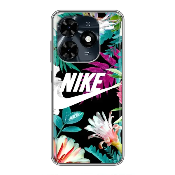 Чехол с рисунком «Цветочный Nike» для TECNO Spark 20c Чехол с рисунком «Цветочный Nike» для TECNO Spark 20c