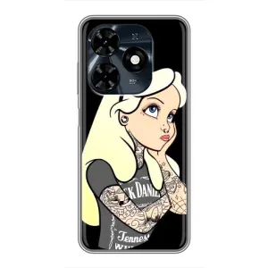 Чехол Стильные девушки на TECNO Spark 20c (Девушка обиделась)