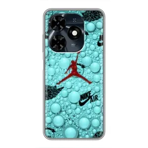 Силіконовый Чохол Nike Air Jordan на Техно Спарк 20с (Джордан Найк)