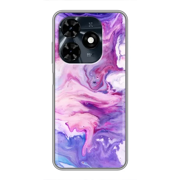 Чехол с рисунком «Фиолетовый мрамор» для TECNO Spark 20c Чехол с рисунком «Фиолетовый мрамор» для TECNO Spark 20c