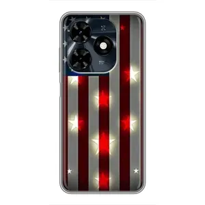 Чохол Прапор USA для TECNO Spark 20c (Прапор США 2)