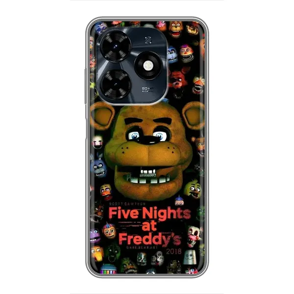 Чехол с рисунком «Freddy» для TECNO Spark 20c