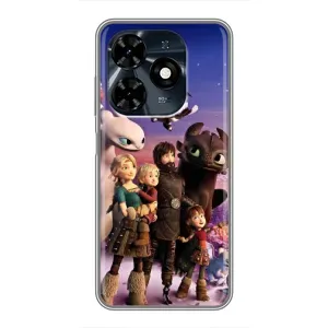 Чехол дракон Беззубик для TECNO Spark 20c (Герои дракона)