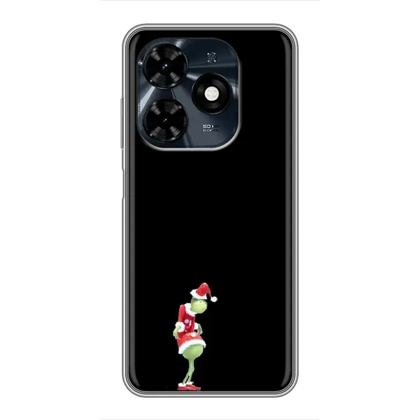 Чехол с рисунком «Гринч на чорном» для TECNO Spark 20c Чехол с рисунком «Гринч на чорном» для TECNO Spark 20c