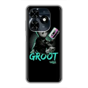 Чехол Супергерои Марвел на Техно Спарк 20с (Groot)