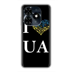 Силиконовый Чехол на TECNO Spark 20c (Я-Украина) (I Love UA)