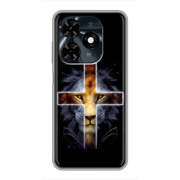 Чехол с рисунком «Иисус Лев» для TECNO Spark 20c Чехол с рисунком «Иисус Лев» для TECNO Spark 20c