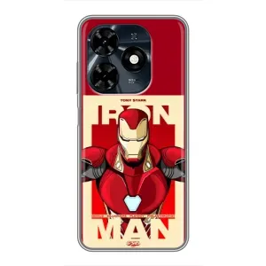 Чехол Супергерой Железный человек на TECNO Spark 20c (Iron man)