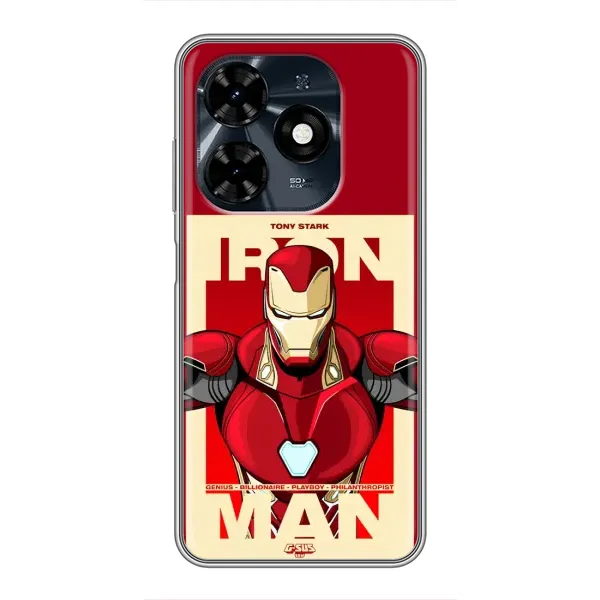 Чехол с рисунком «Iron man» для TECNO Spark 20c Чехол с рисунком «Iron man» для TECNO Spark 20c