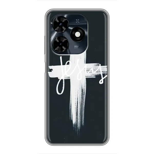 Чехол с рисунком «Jesus» для TECNO Spark 20c Чехол с рисунком «Jesus» для TECNO Spark 20c
