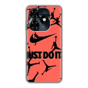 Силіконовый Чохол Nike Air Jordan на Техно Спарк 20с