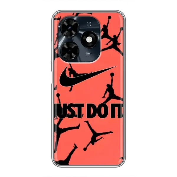 Чехол с рисунком «Just Do It» для TECNO Spark 20c Чехол с рисунком «Just Do It» для TECNO Spark 20c