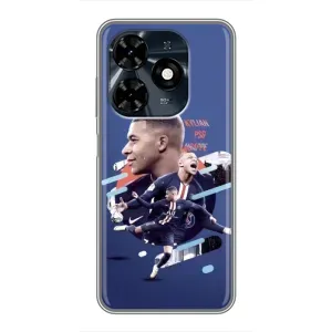 Чохол (TPU) з Футболістом на TECNO Spark 20c (Киліан)