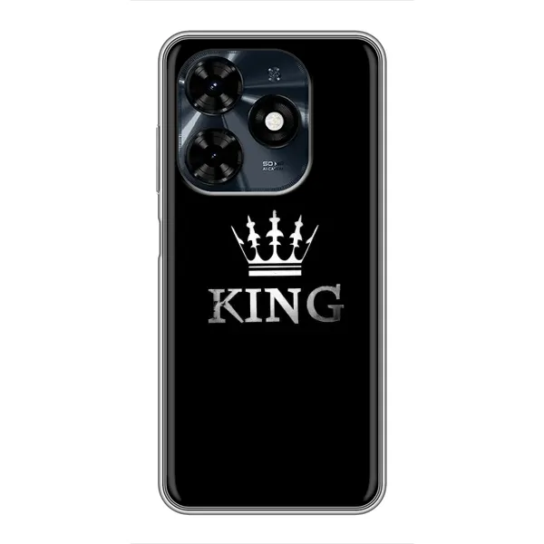 Чехол с рисунком «KING» для TECNO Spark 20c Чехол с рисунком «KING» для TECNO Spark 20c