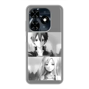 Чохли з героями АНИМЕ на TECNO Spark 20c (Кіріто-Асуна)