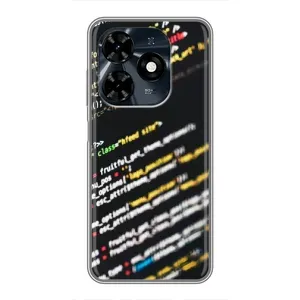 Чехол с рисунком «Код» для TECNO Spark 20c