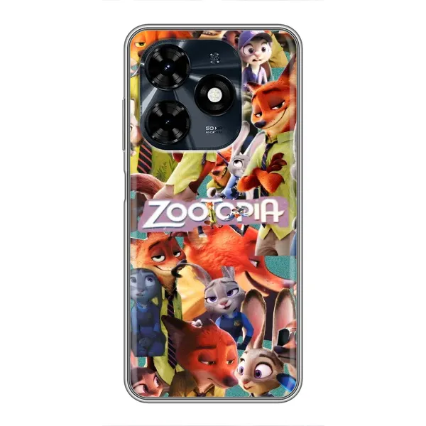 Чехол с рисунком «Коллаж героев» для TECNO Spark 20c Чехол с рисунком «Коллаж героев» для TECNO Spark 20c