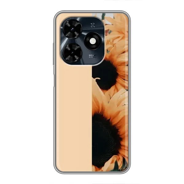 Чехол с рисунком «Красивые подсолнухи» для TECNO Spark 20c Чехол с рисунком «Красивые подсолнухи» для TECNO Spark 20c