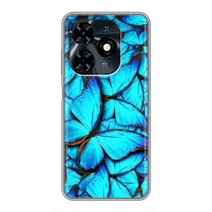 Силиконовый бампер с картинкой животных для TECNO Spark 20c (Крылья бабочек)