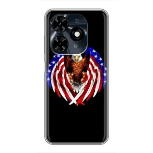 Чохол Прапор USA для TECNO Spark 20c (Крила США)