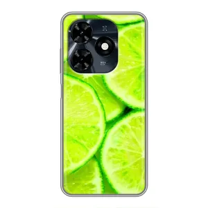 Чохол з зображенням смачної їжі для TECNO Spark 20c (Лайм)