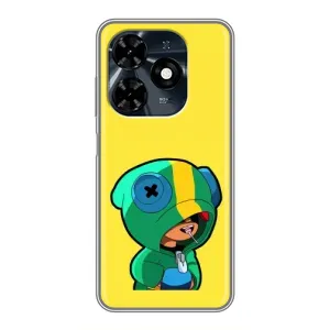 Чохол Бравл Старс для TECNO Spark 20c (Леон (LEON))