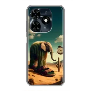 Чехол с мемами тралалело тралала для TECNO Spark 20c