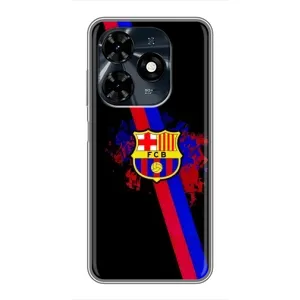 Чехол для TECNO Spark 20c (Барселона) (Лого Барсы)