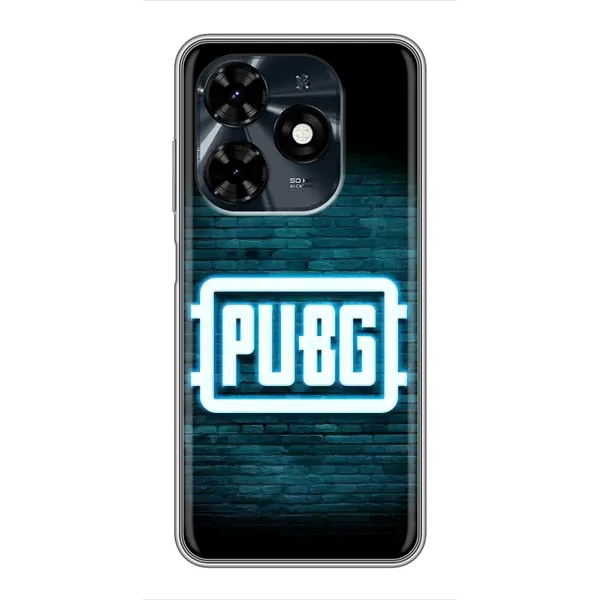 Чехол с рисунком «Лого PUBG» для TECNO Spark 20c Чехол с рисунком «Лого PUBG» для TECNO Spark 20c