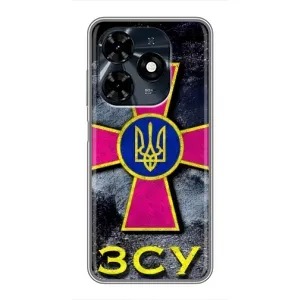 ЗСУ Чехлы (TPU) для TECNO Spark 20c (Лого ЗСУ)